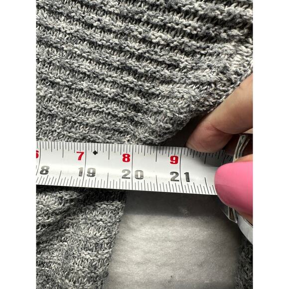 Abercrombie & Fitch Gray Ribbed Open Front Cardigan Sweater Women’s XS - Picture 4 of 10